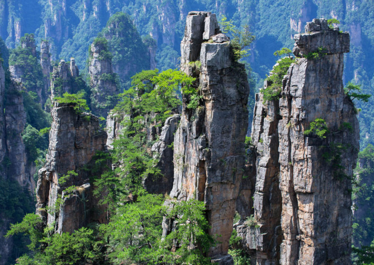 Chiny Zhangjiajie park Avatara - blog podrozniczy